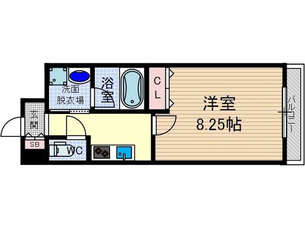 カサルテ吹田青葉丘の物件間取画像